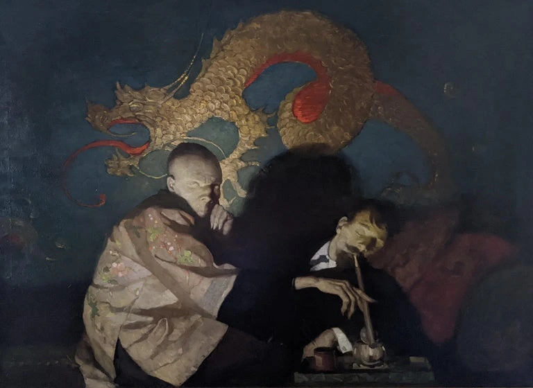 Newell Convers Wyeth, Le fumeur d'opium